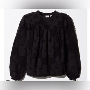 Aritzia Wilfred lourde blouse black size xs